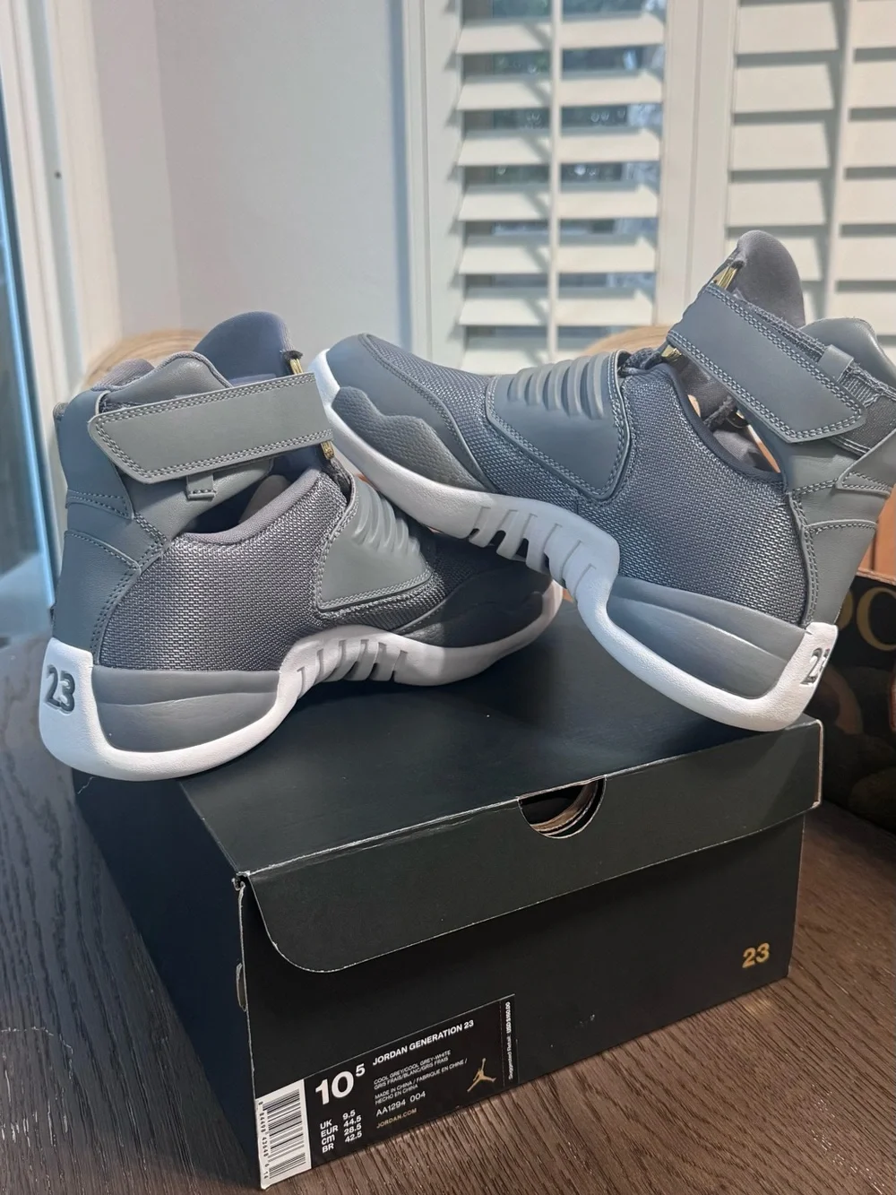 Air Jordan Generation 23 Cool Grey White Men’s Size 10.5 NEW OG Box AA1294-004